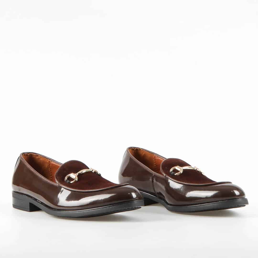 CALIX - Chaussures de ville en Cuir - Tabac.