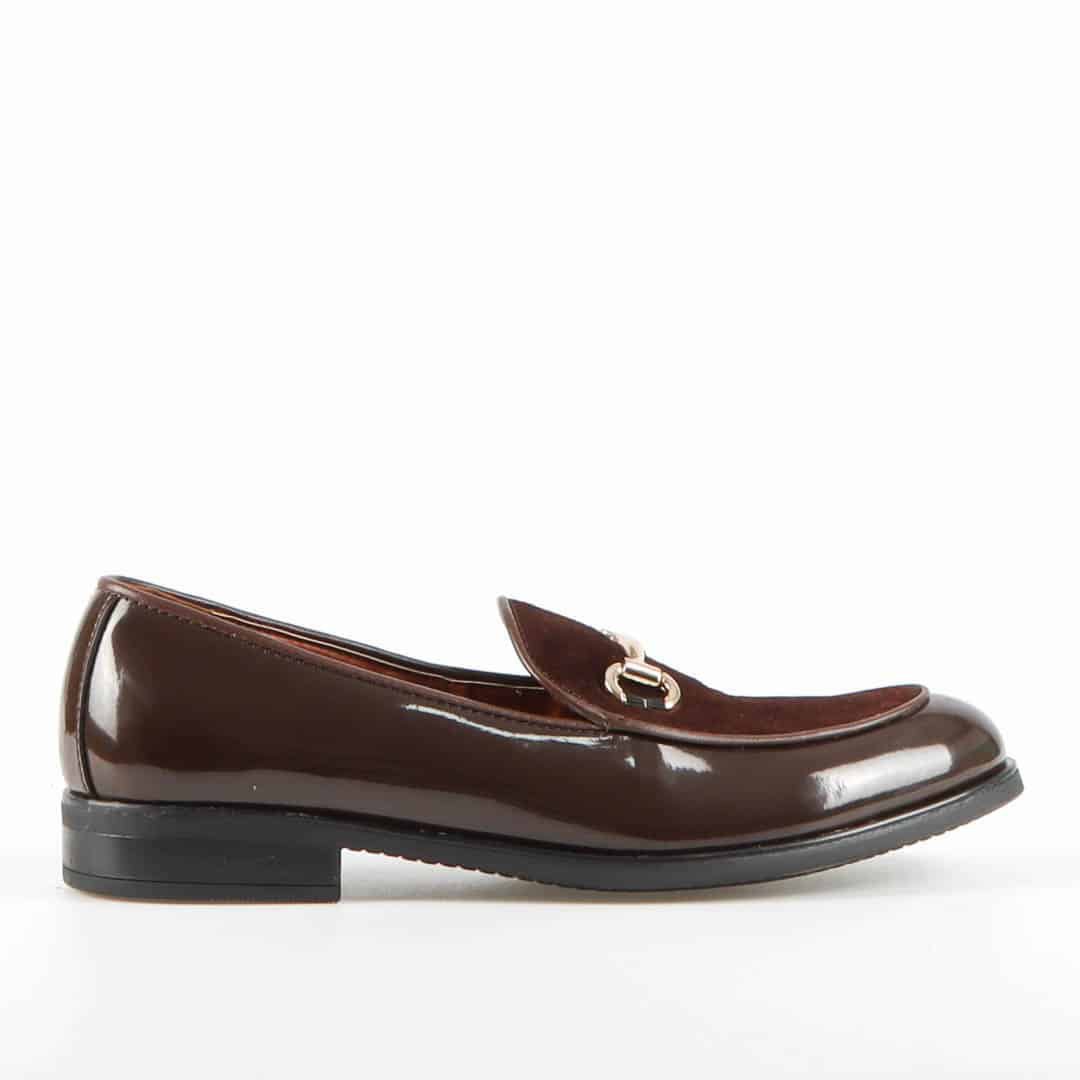 CALIX - Chaussures de ville en Cuir - Tabac.