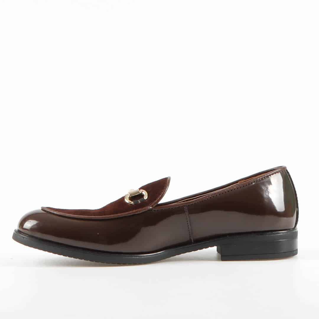 CALIX - Chaussures de ville en Cuir - Tabac.