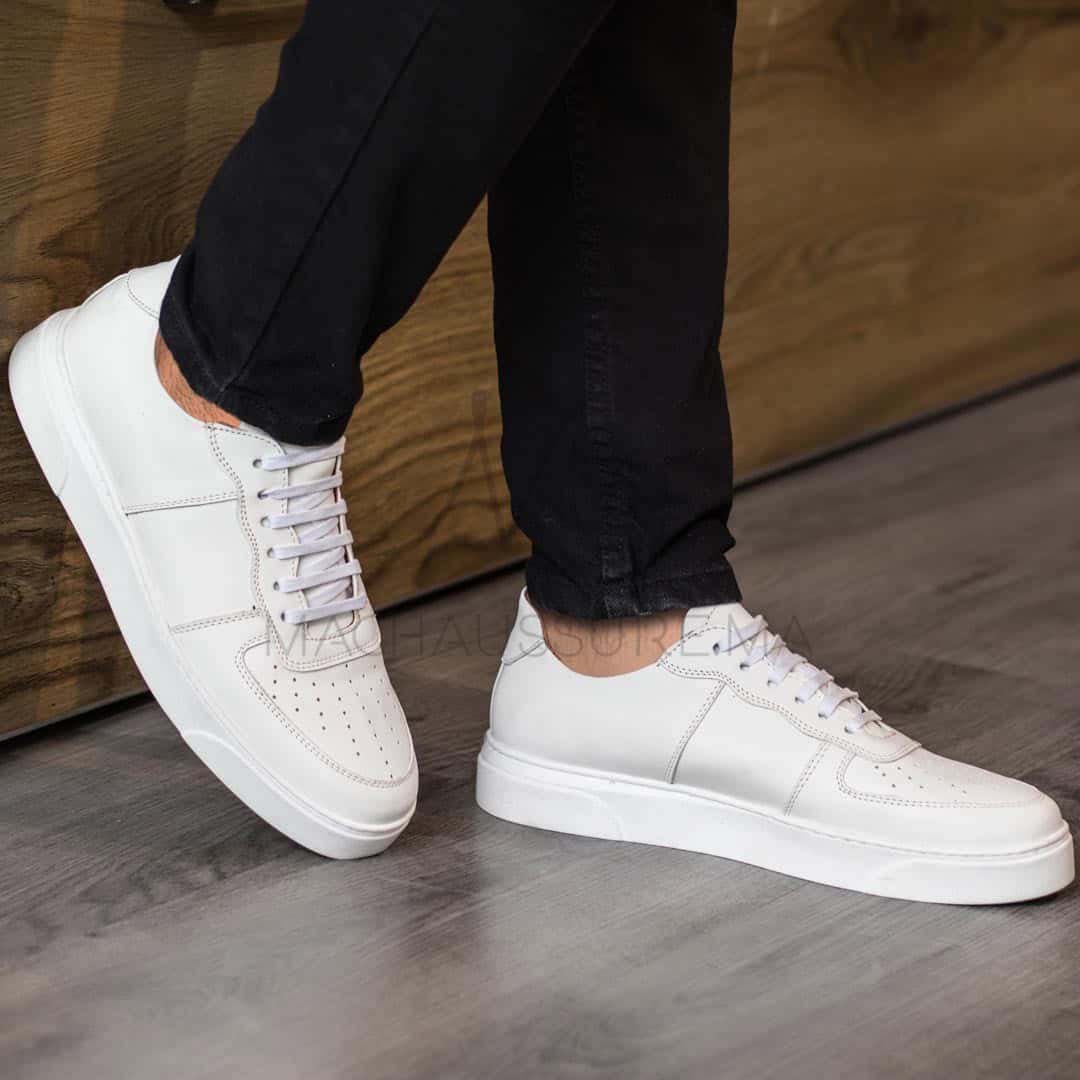 AIR BALVIN - Baskets en Blanc.