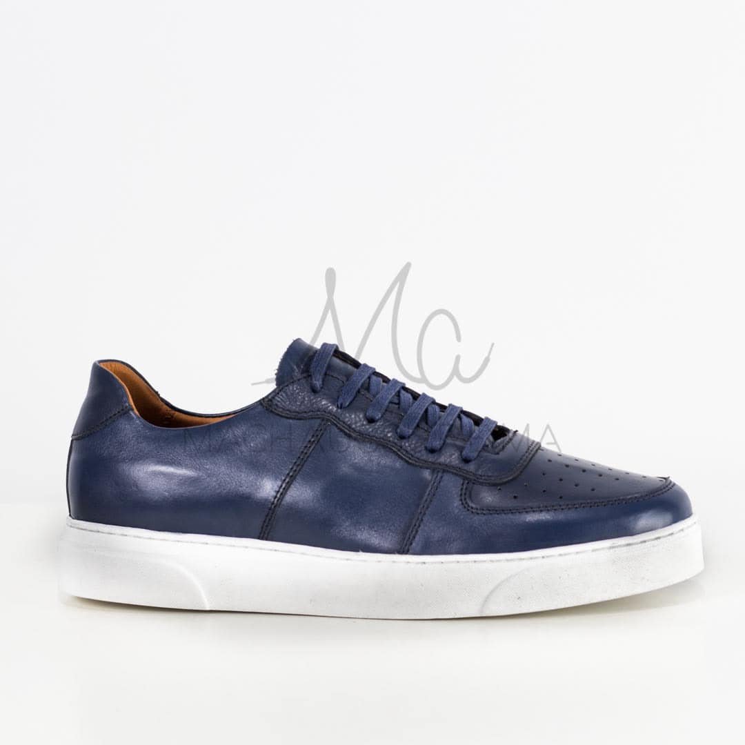 AIR BALVIN - Baskets en Bleu marine.