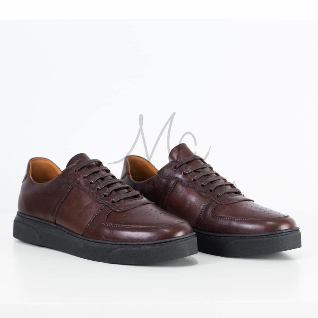 AIR BALVIN - Baskets en Marron.