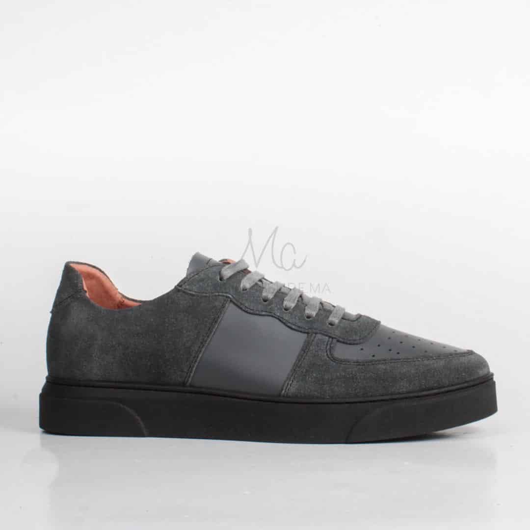 AIR BALVIN – Baskets en Daim gris.