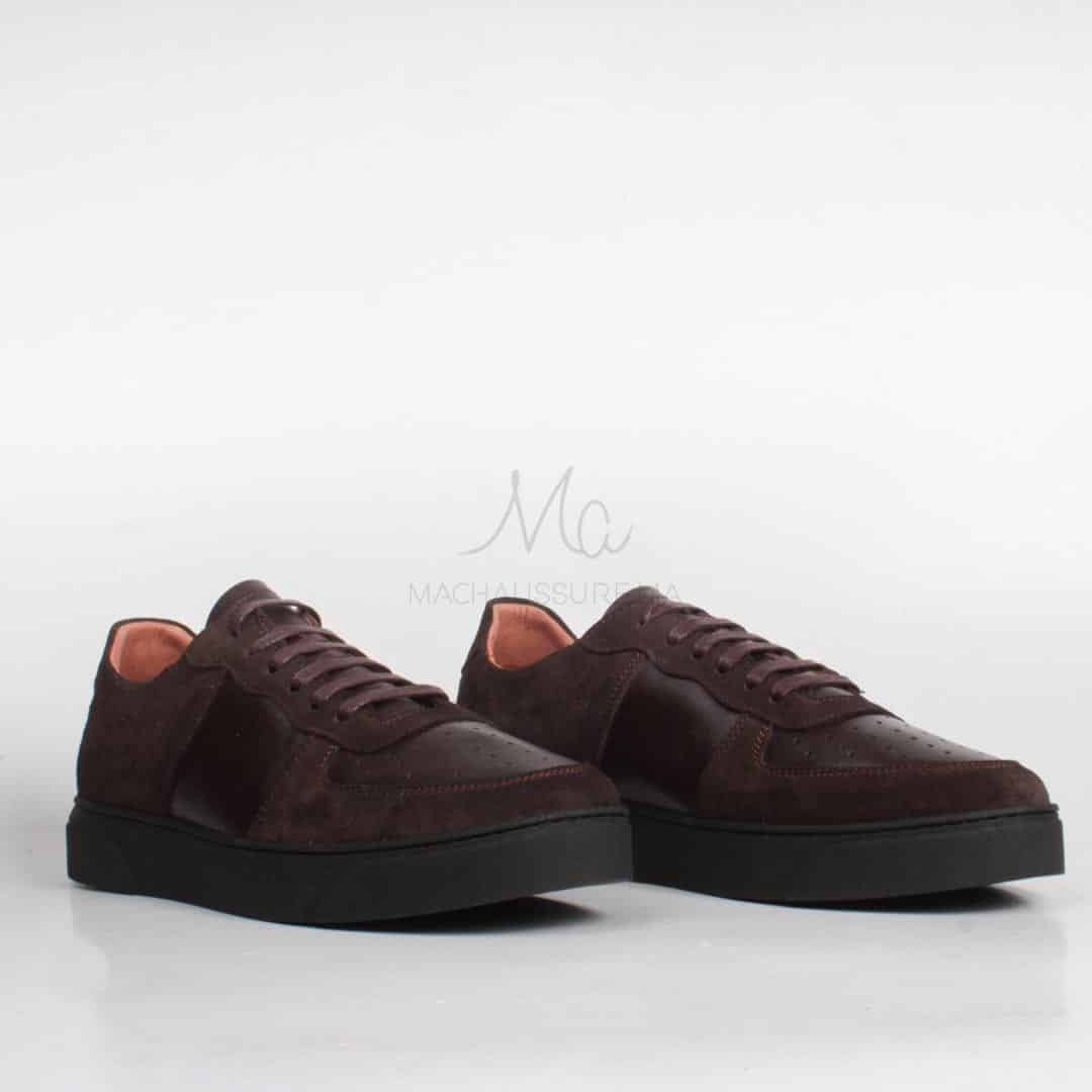 AIR BALVIN - Baskets en Marron.