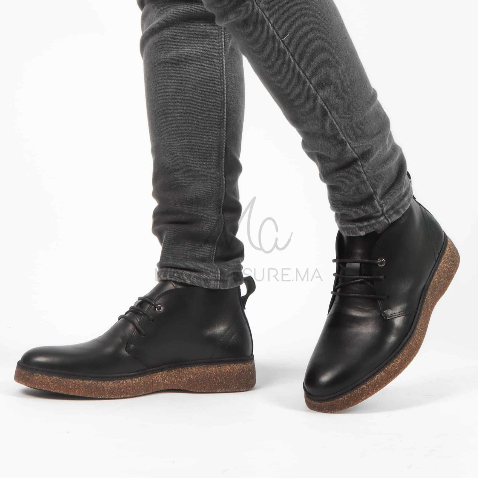 Decorum - Boots Hommes en Noir.