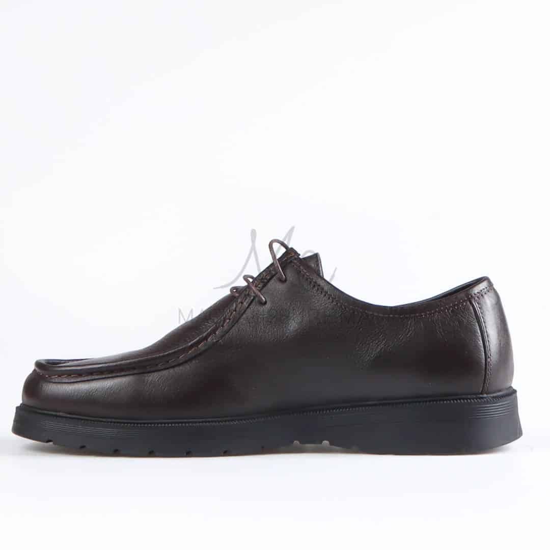 Terzo - Chaussures à lacets pour Hommes 100% Cuir en Marron.