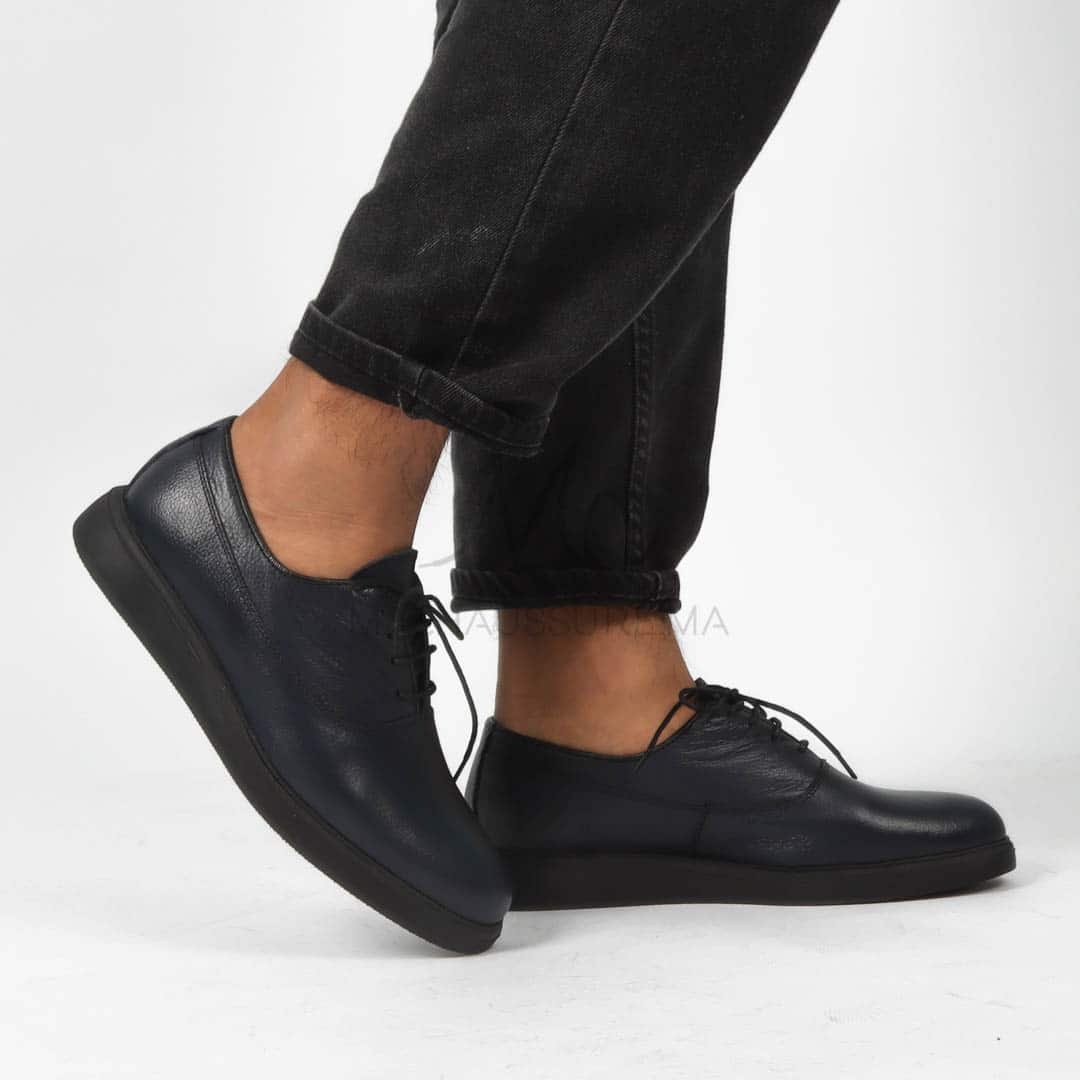 Uvalen - Chaussures de ville Hommes Cuir en Bleu.