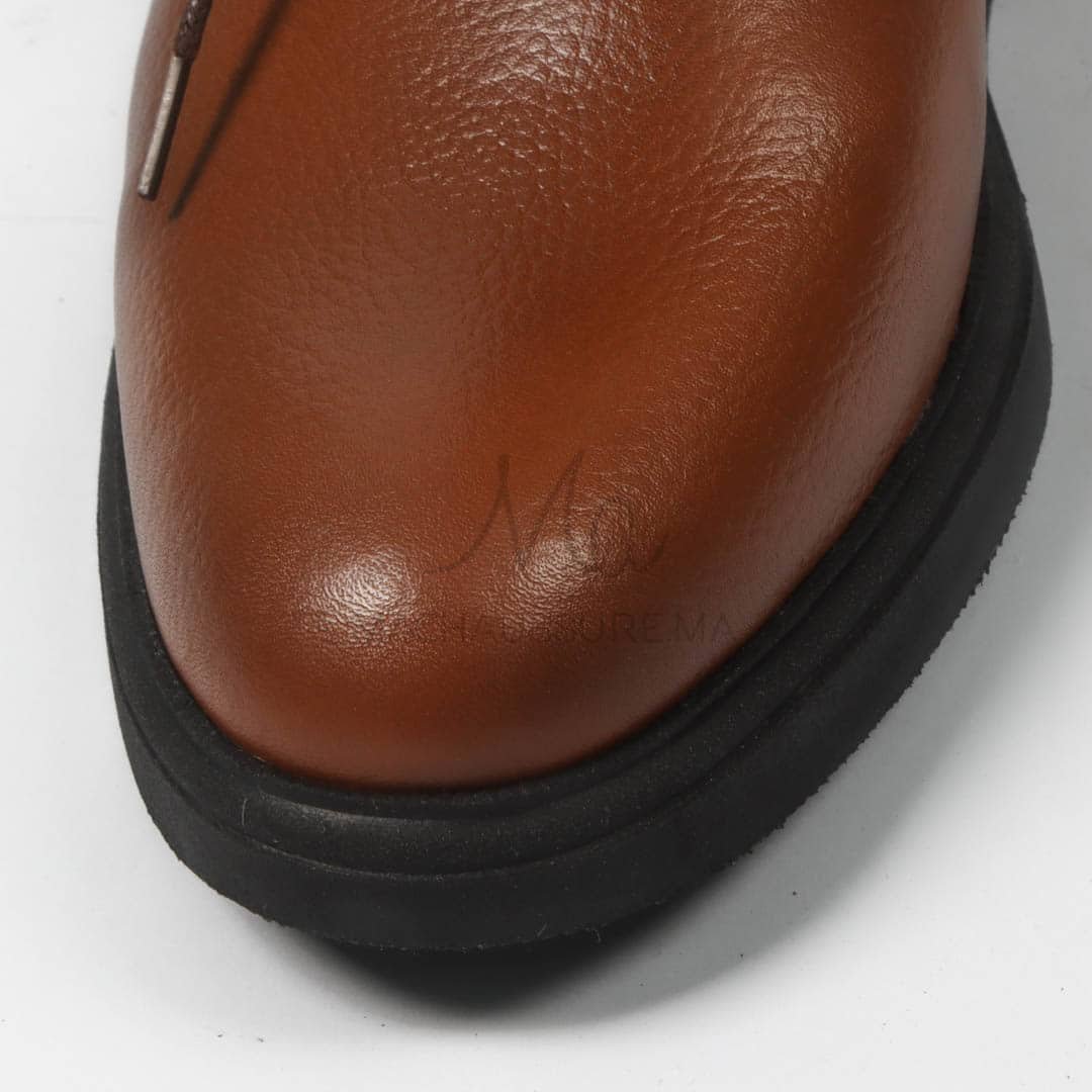 Uvalen - Chaussures de ville Hommes Cuir en Tabac.