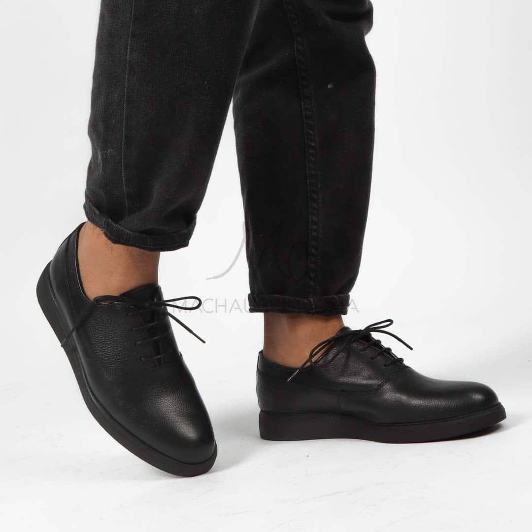 Uvalen - Chaussures de ville Hommes Cuir en Noir.