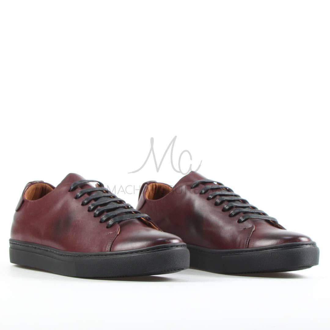 Lorenzo - Baskets Hommes 100% Cuir en Genat.
