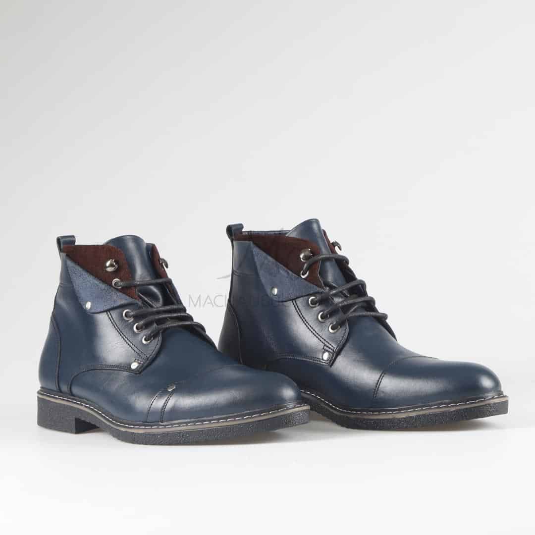 Theodore - Bottines en Bleu.