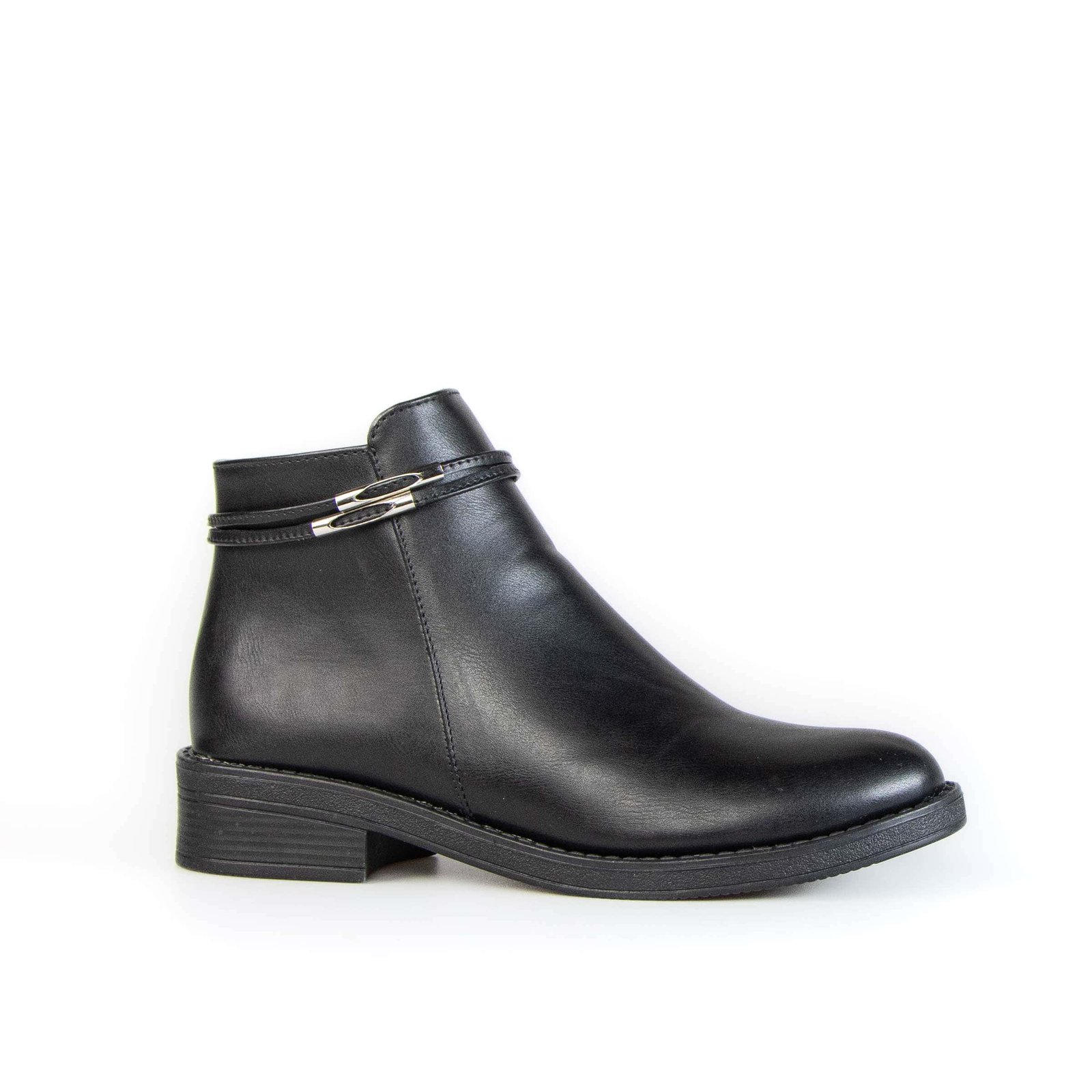 ZION – Bottines Femmes en Noir.