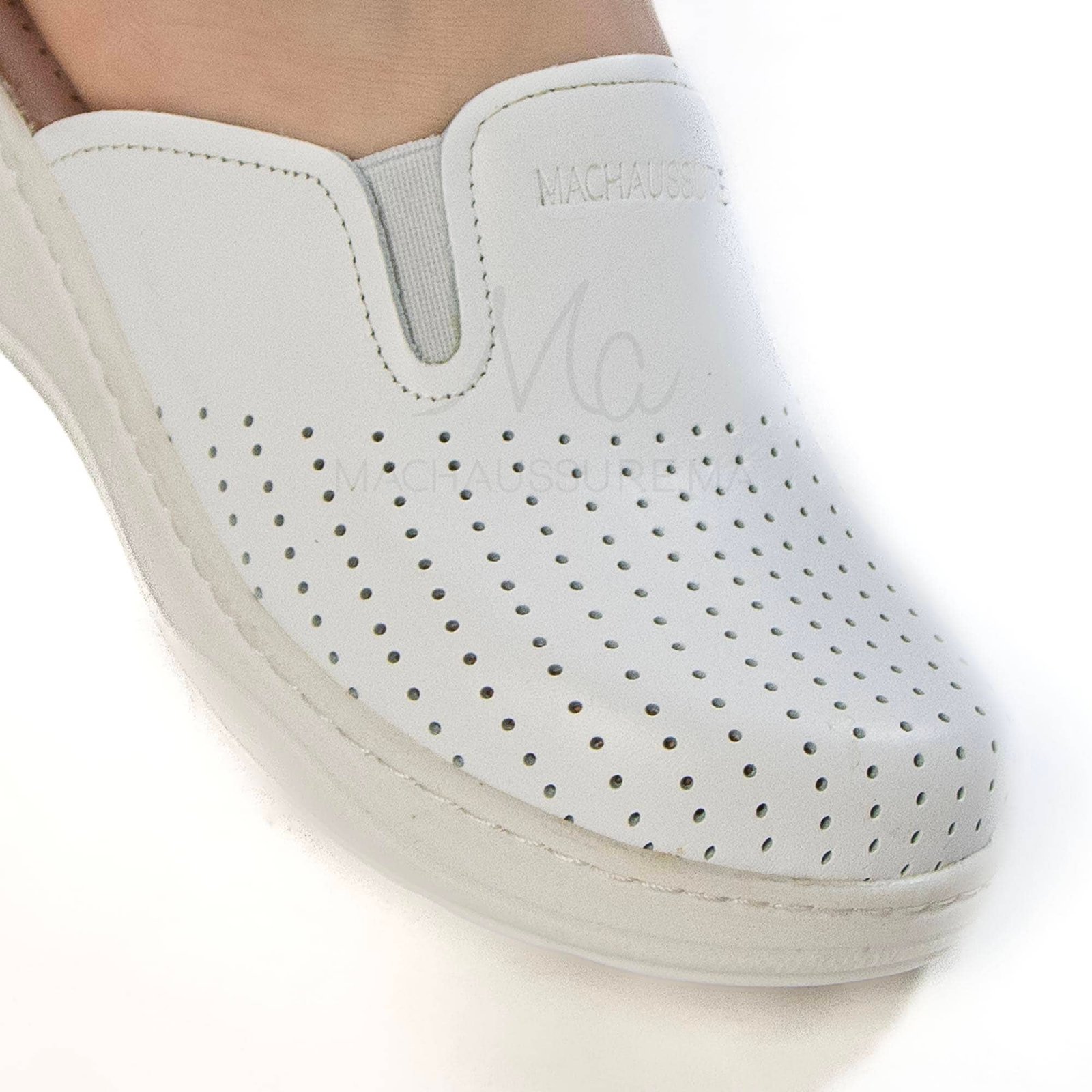 Confort+ – Sabot médical en Blanc.