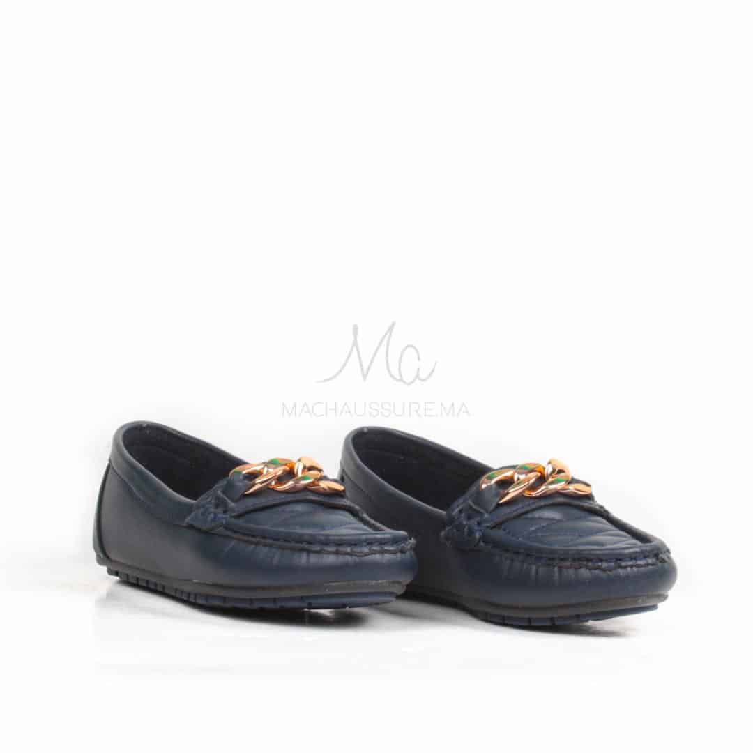 ZENDIA-Ballerines pour fille en Bleu.