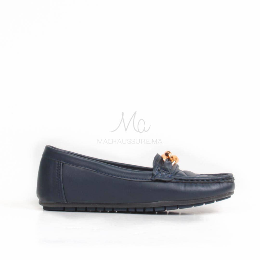 ZENDIA-Ballerines pour fille en Bleu.