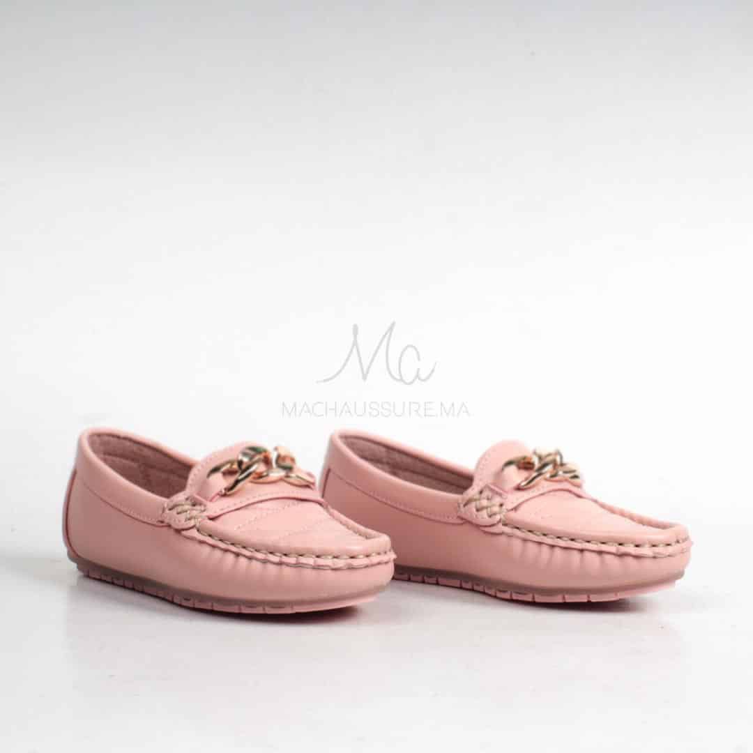 ZENDIA-Ballerines pour fille en Rose.