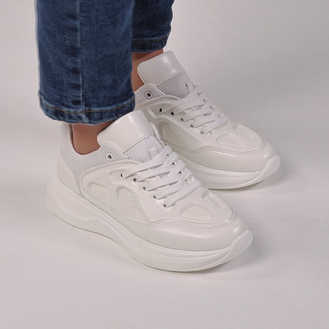 Olya – Baskets Femmes en Blanc.